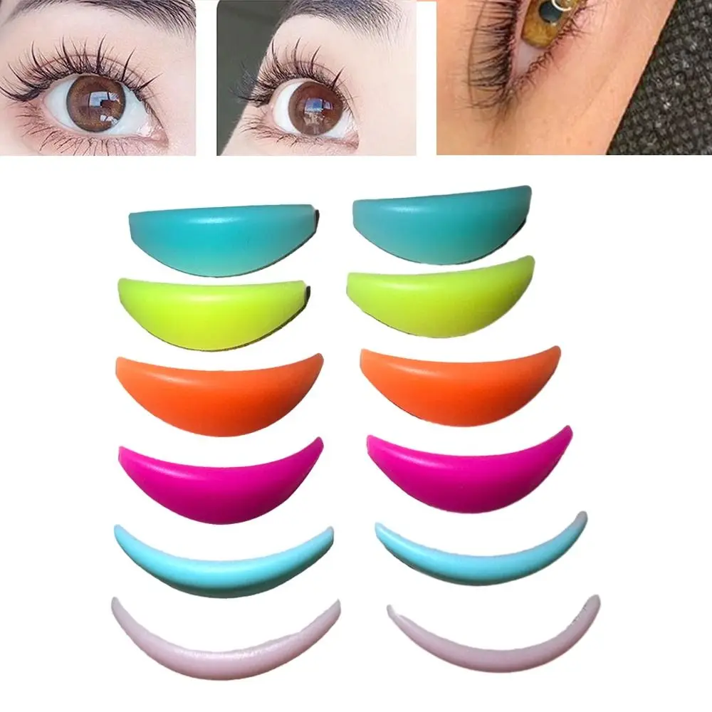 Outils applicateurs de cils en silicone pour femmes, coussretours permanent réutilisable, extension de cils, accessoires de maquillage, patch pour les yeux