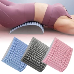 Almohada de estiramiento de espalda, tratamiento para alivio del dolor de espalda baja, soporte Lumbar crónico, almohada correctora de postura de disco herniado