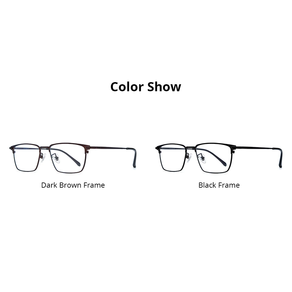 NIANZHEN سبائك التيتانيوم النظارات الرجال مربع العلامة التجارية تصميم النظارات الإطار النساء خفيفة الوزن الرجعية نظارات نظارات 69939 #6