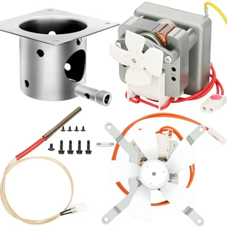 

Комплект индукционного вентилятора Auger MotorGrill, горелка и воспламенитель Hot Rod, запчасти для гриля Traeger, замена деталей для гриля Traeger, запчасти для Pit Boss