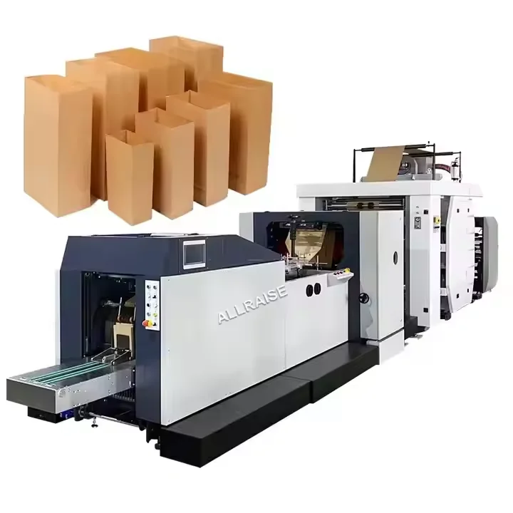 Automatic Food Bag Making Machine Biodegradable Food Grade Brown Paper Bag Manufacturing Machine Kraft Paper Bag Making Machine