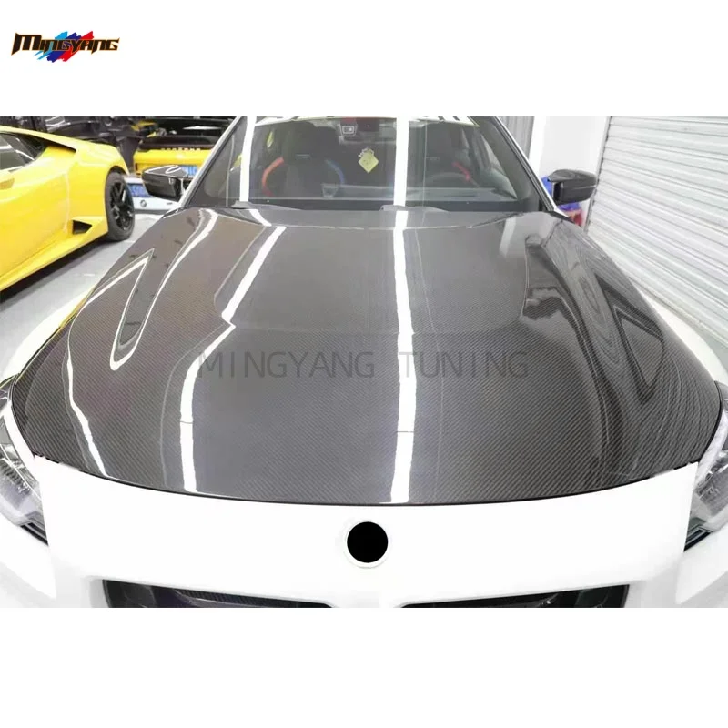 

Заводской хит продаж, высококачественный сухой капот из углеродного волокна, крышка двигателя, автомобильные аксессуары для 2 серии M2 G87, обновление для OE Des