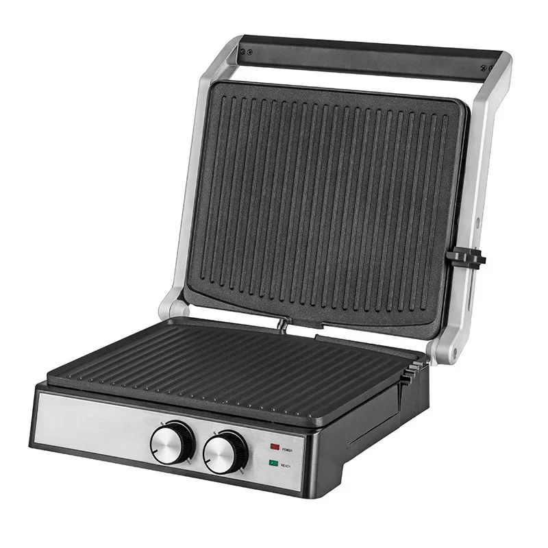 Mini Churrasqueira Elétrica, Aparelho De Cozinha Para Cozinha, Sandwich Maker, Contato Panini Press, 6 8 Fatia, preço De Fábrica