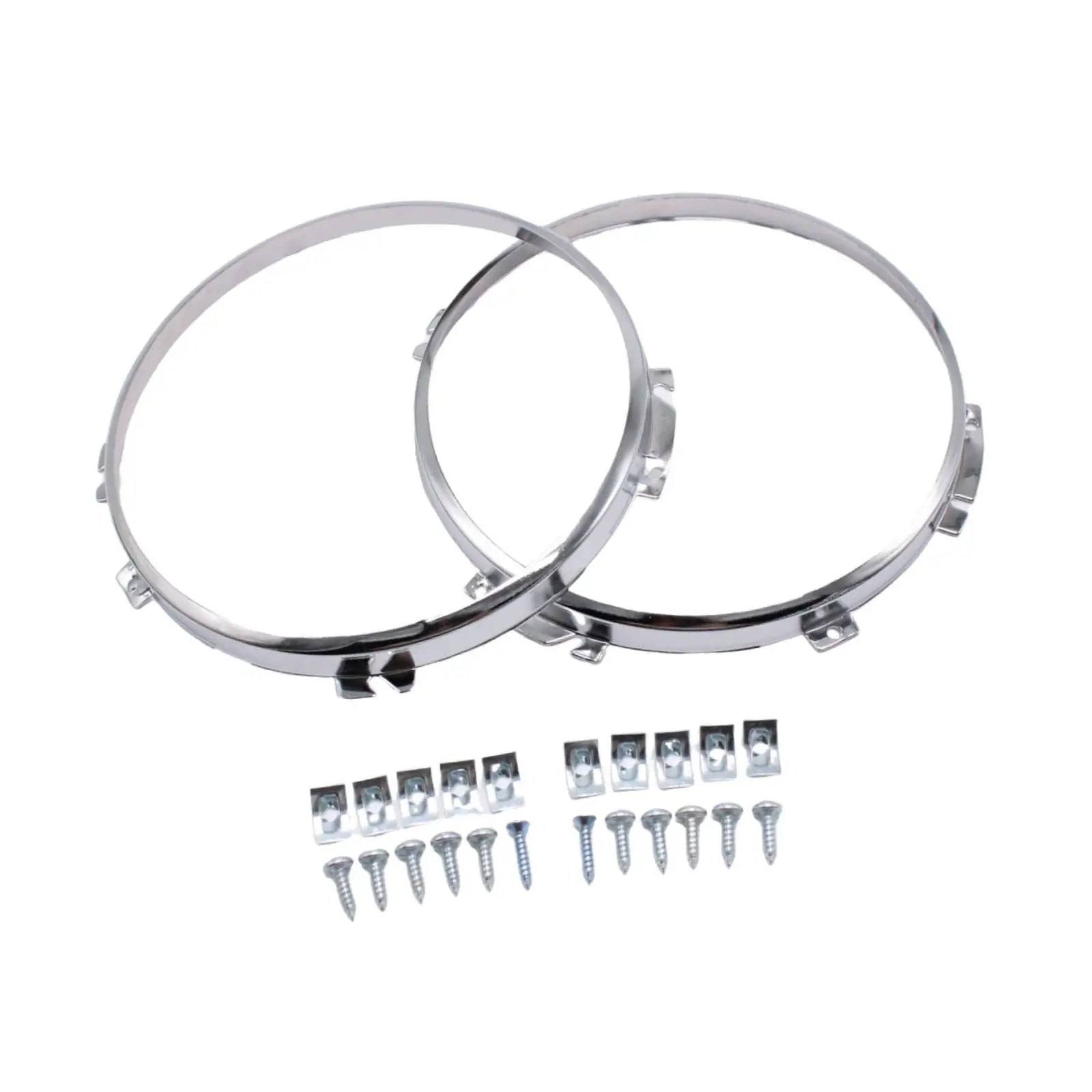 

Headlight Bezels,Aluminum Alloy Complete Package,Direct Replace Front