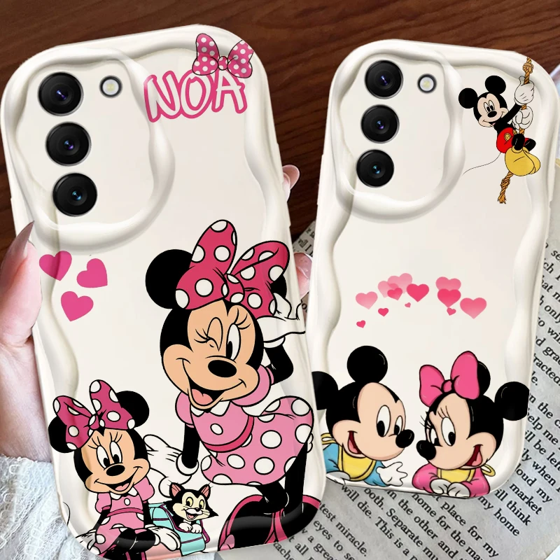 Disney Mickey Mouse Cartoon For Samsung S24 S23 S21 S20 Ultra Plus FE A73 A72 A71 A51 A31 A05S A05 A04 5G Wave Oil Soft