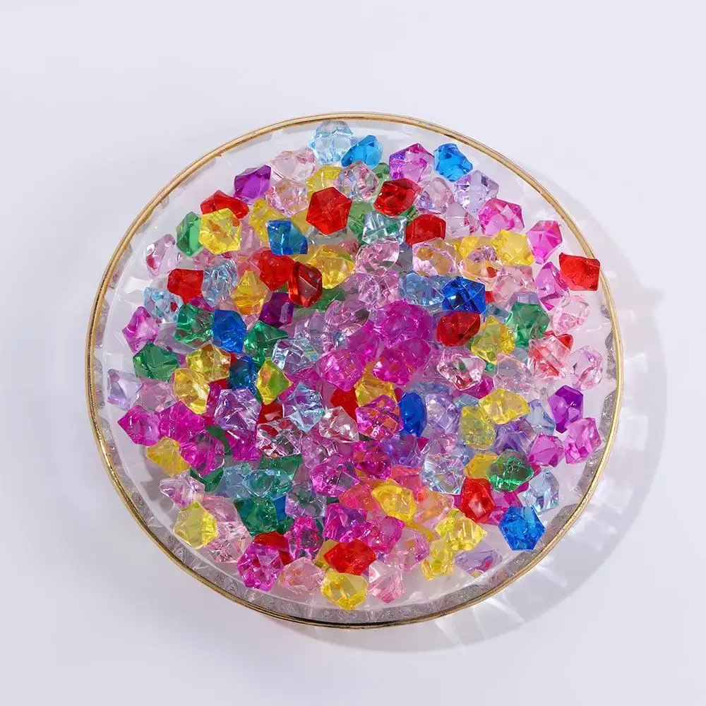 الملونة الاكريليك حوض السمك المشهد DIY بها بنفسك الحرفية خزان الأسماك الديكور الحلي الحصى الأحجار الاصطناعية حصوه زهرية حشو #2