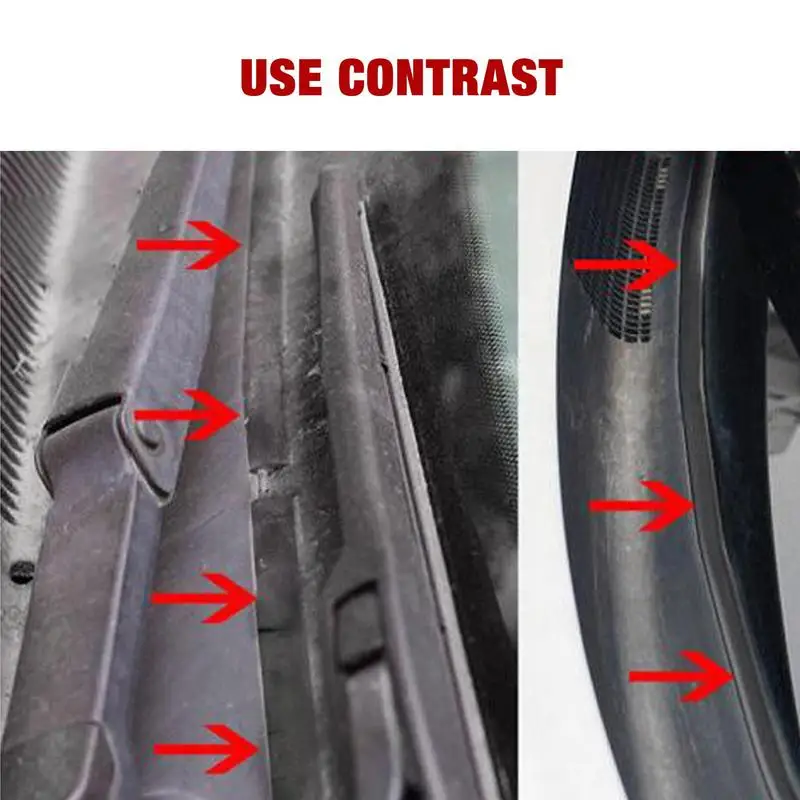 Автомобильная уплотнительная лента для лобового стекла, снижение уровня шума, снятие погоды на лобовое стекло, резиновая Гибкая H-образная гладкая