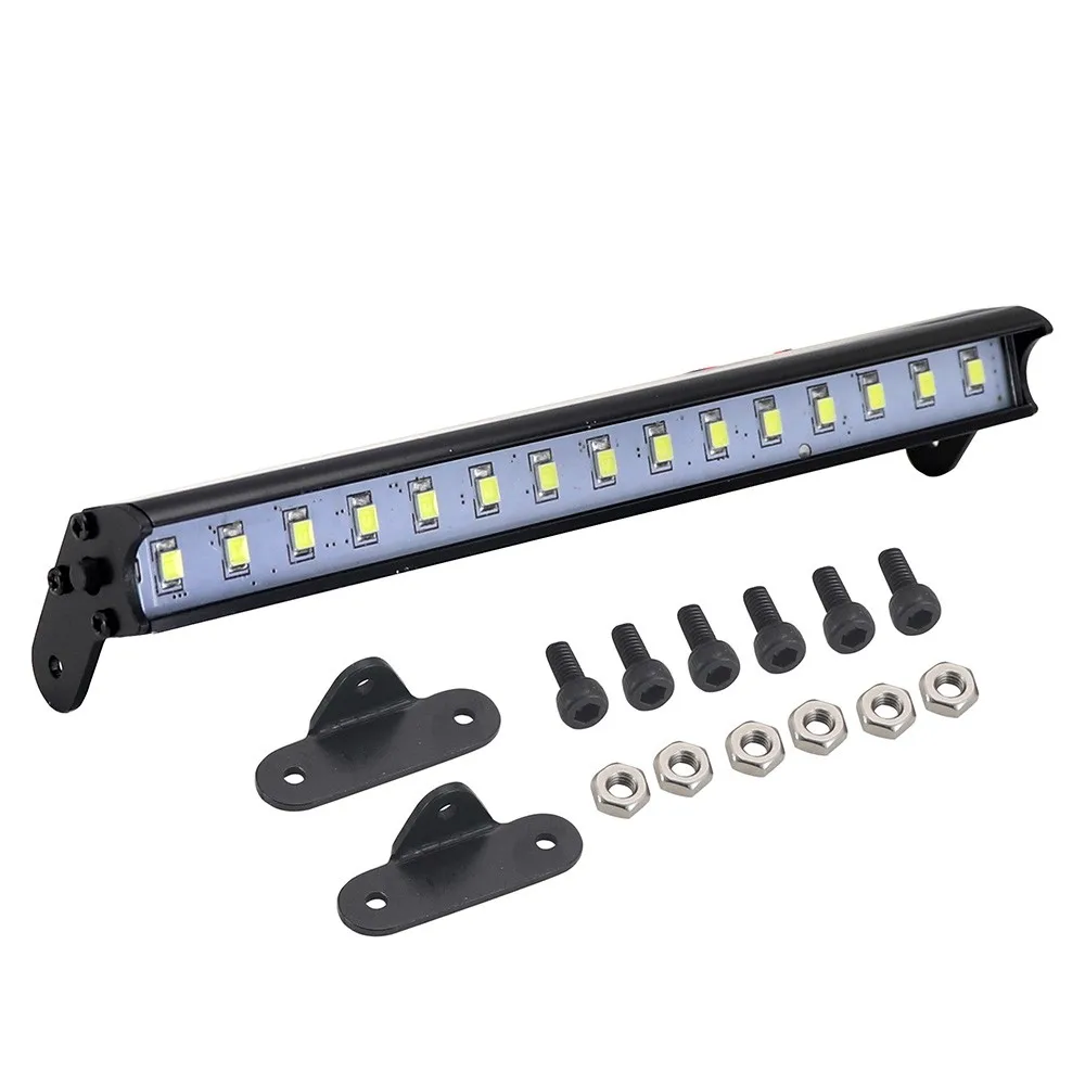 RC Car Roof LED Light Bar Light 53-149mm Searchlight for 1/10 TRX TRX4 Defender TRX6 G63 Axial SCX10 RC Crawler