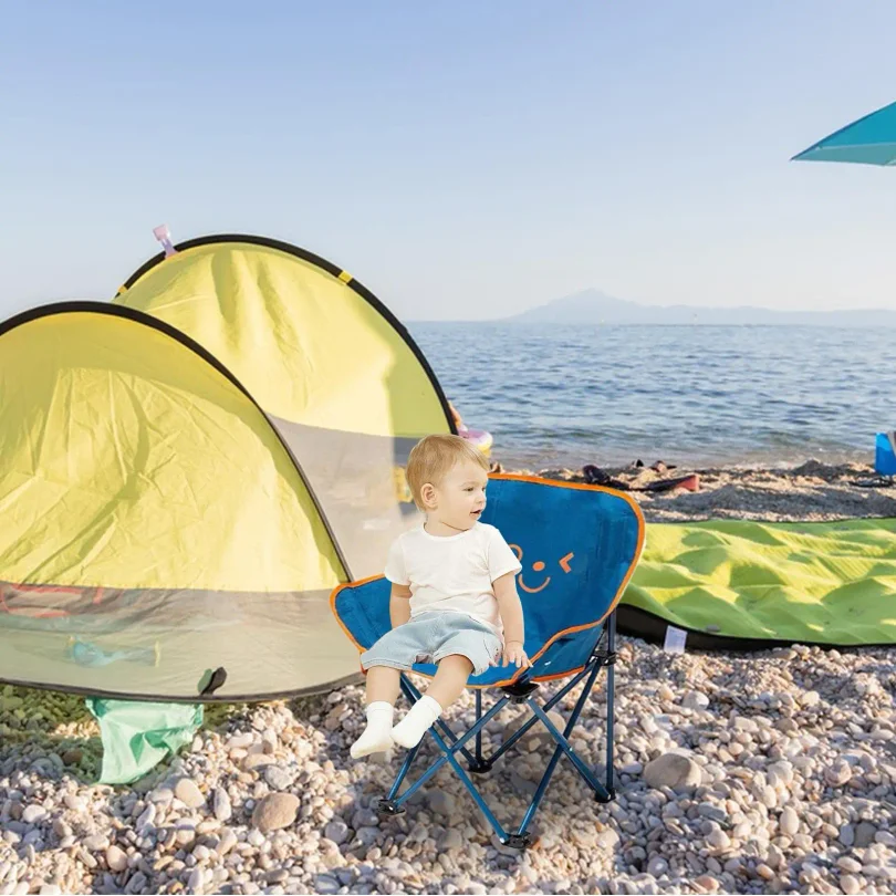 Kids Beach Folding Camping Cha - Kids Outdoor Umbrella Chair 评论和价格