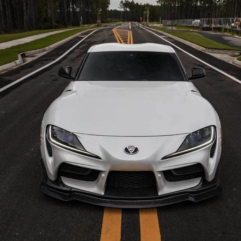 شفة ممتصة للصدمات الأمامية من ألياف الكربون Mb لشفة أمامية GR Supra A90 A91 MKV