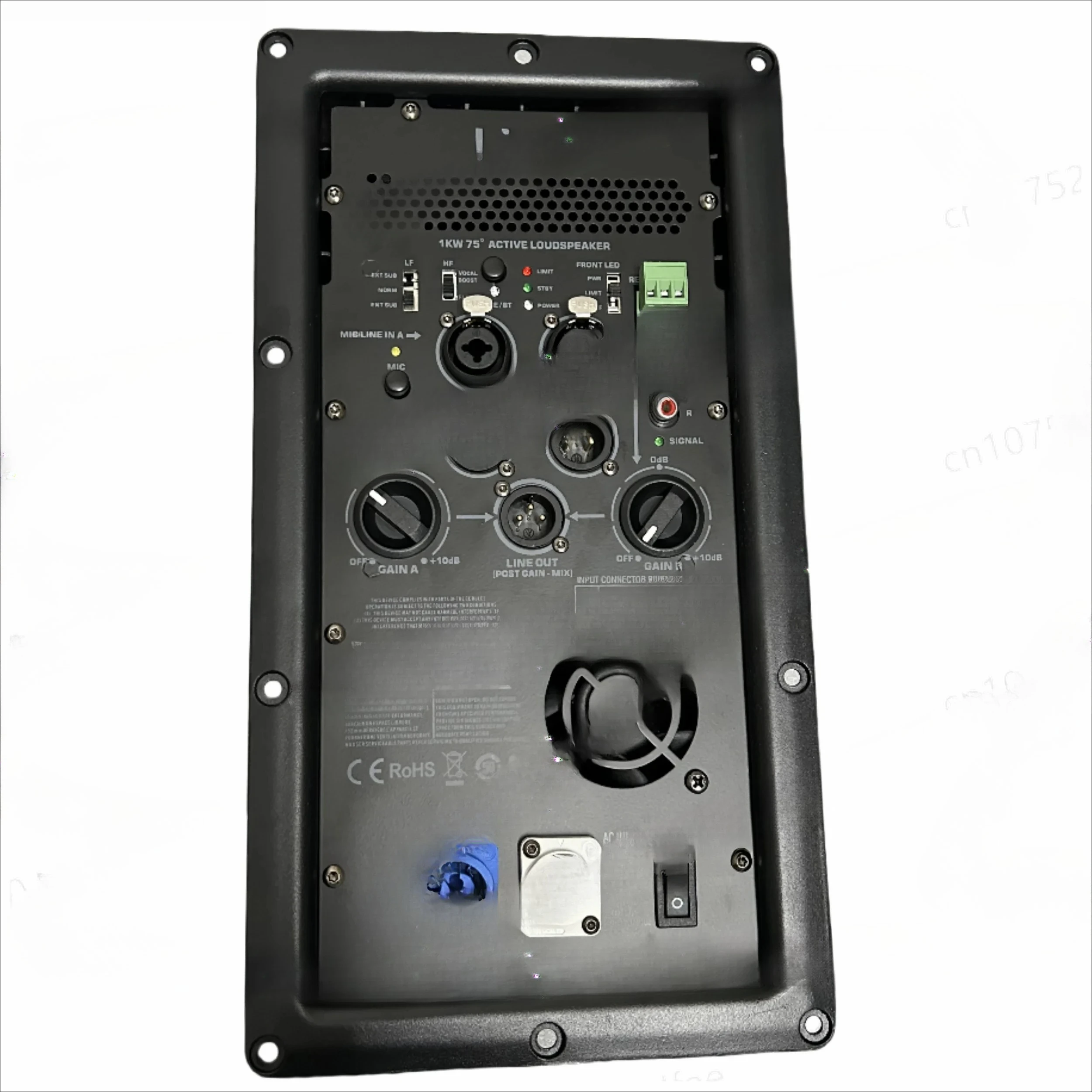 Pro K12A Bluetooth Power Module 1000-watt continuous Class D Power Amplifier broad for QSC K8,K10,K12 Powered Speaker