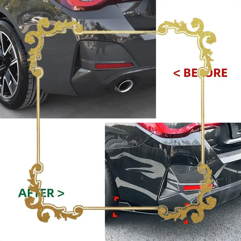 

Car Rear Bumper Lip Diffuser Splitter Winglet Apron Spoiler For BMW G26 M Sport 2020+ Carbon Fiber Spoiler Wind Knife Parts