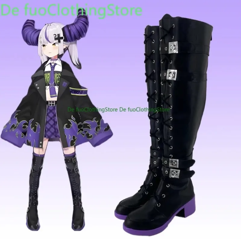 Defuo Laplace Dakinis Cosplay Shoes Anime Convention Anime Game Role-playing Shoes And Boots Halloween Party
