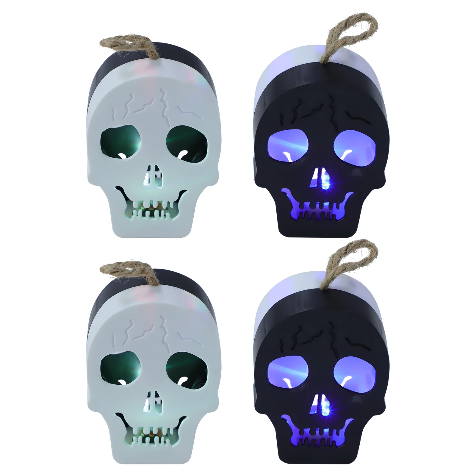 4Pcs Electronic C LED Halloween Halloween Light Decor Party Decoration Operated Tabletop Light Gift H held Lamp