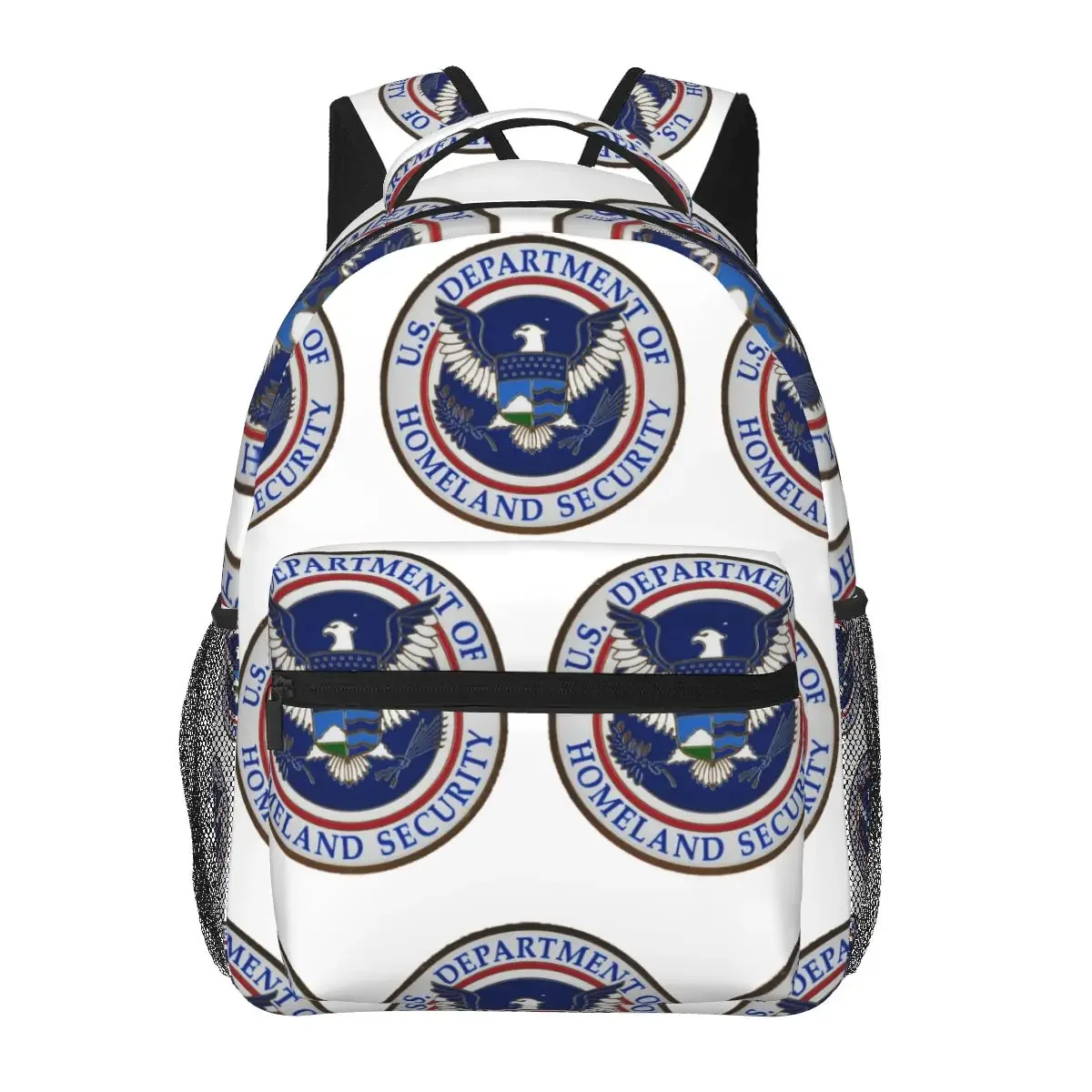 DHS - Department Of Homeland Security Backpacks Boys Girls Bookbag Children School Bags Cartoon Kids Rucksack Shoulder Bag