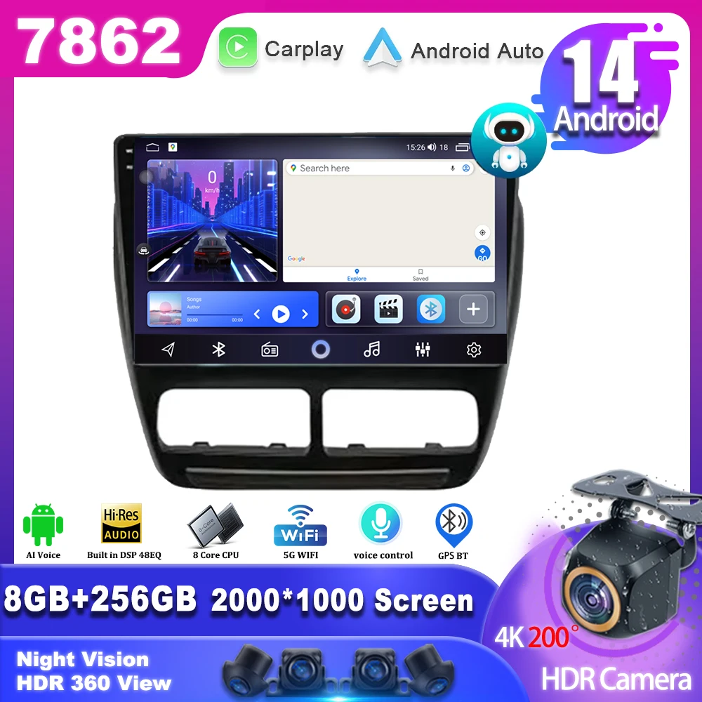 

Car Radio Android14 For Fiat Doblo 2010 2011 2012 2013 - 2019 Multimedia Player GPS Navigation CPU HDR QLED radio stere QLED BT