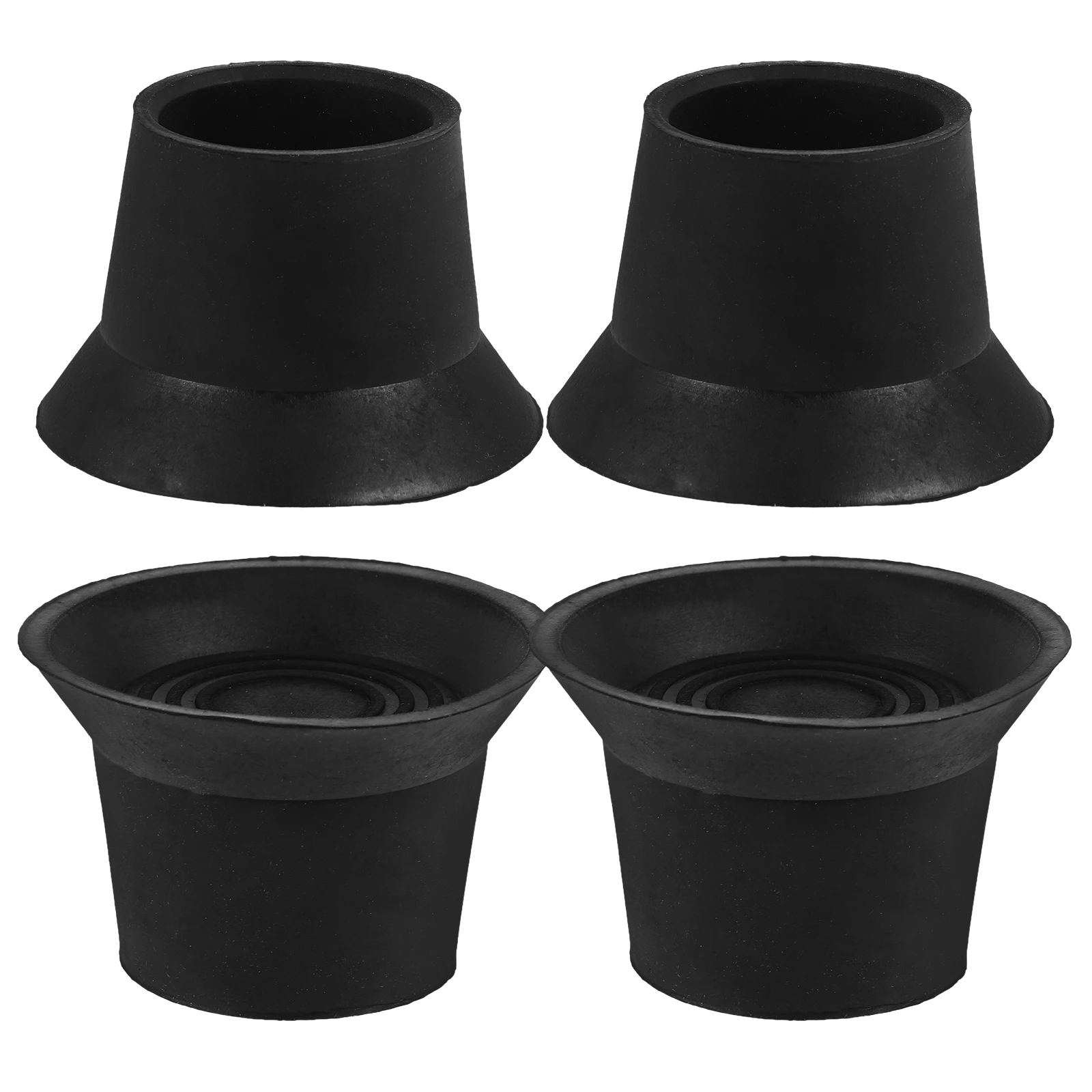 

4 Pcs Trampoline Foot Mat Cover Chair Covers Rubber Leg Tips Caps Stool Feet Floor Mini