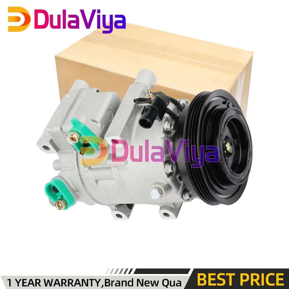 Compresor de Aire Acondicionado para Dodge Attitude 1.6L 2010 2011 2012 Hyundai Accent 2006-2009 97701-1E001 97701-17511 977011E000 977011E001
