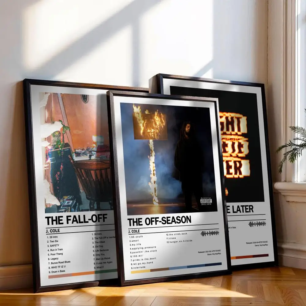 Poster Music Album Cover For J Room Canvas Painting Print Art Home Wall The Fall-Off Decor Cole Picture Gift