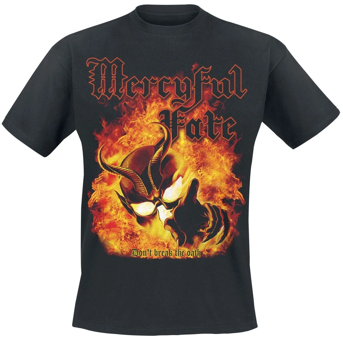 Unisex Cotton T-shirt Mercyful Fate Come To The Sabbath Witch Ritual Graphic Tee Heavy Metal Streetwear