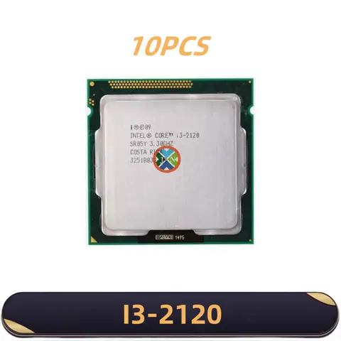 10PCS/LOT Intel Core i3-2120 i3 2120 3.3 GHz SR05Y Dual-Core CPU 3M 65W LGA 1155
