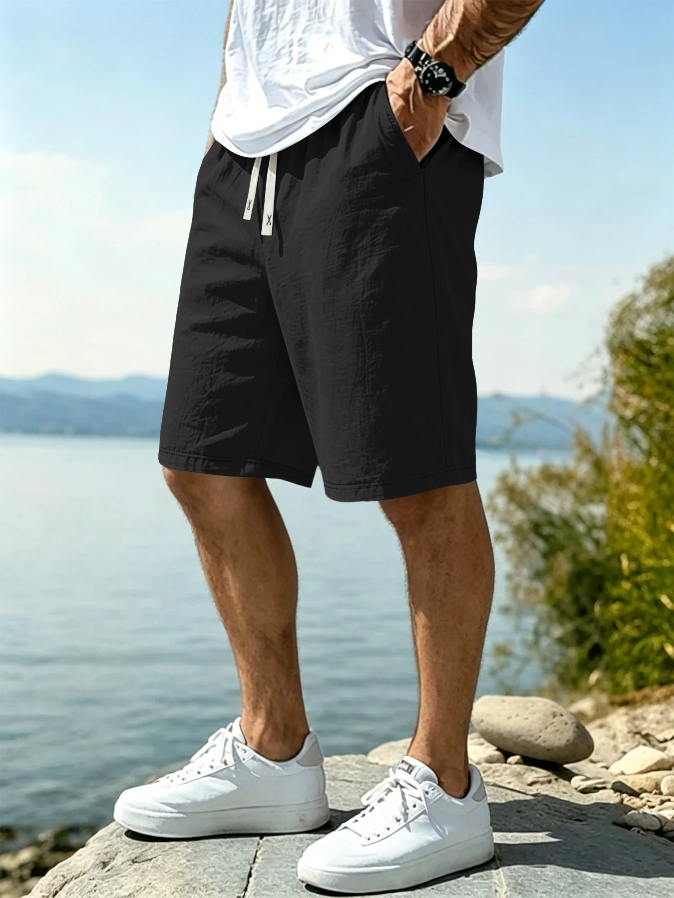 Thumbnail 3 - #68 Cheapest Cotton Linen Summer Shorts Deals You Can Get