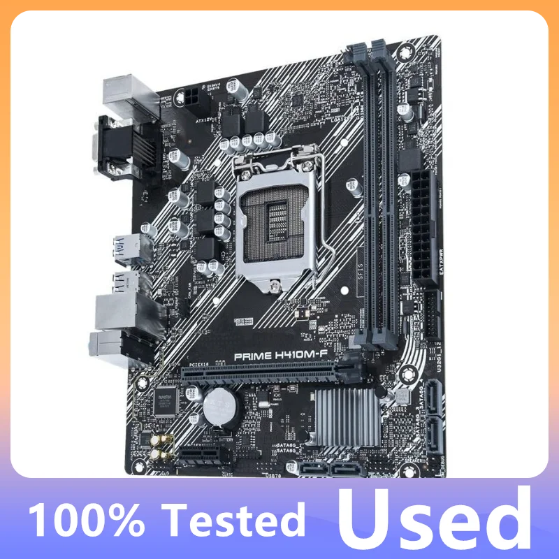 Brand New Original Prime H410m-f Desktop Motherboard 64gb Usb3.2 Usb2.0 Vga Lga 1200 Ddr4 Micro Atx H410 Motherboard