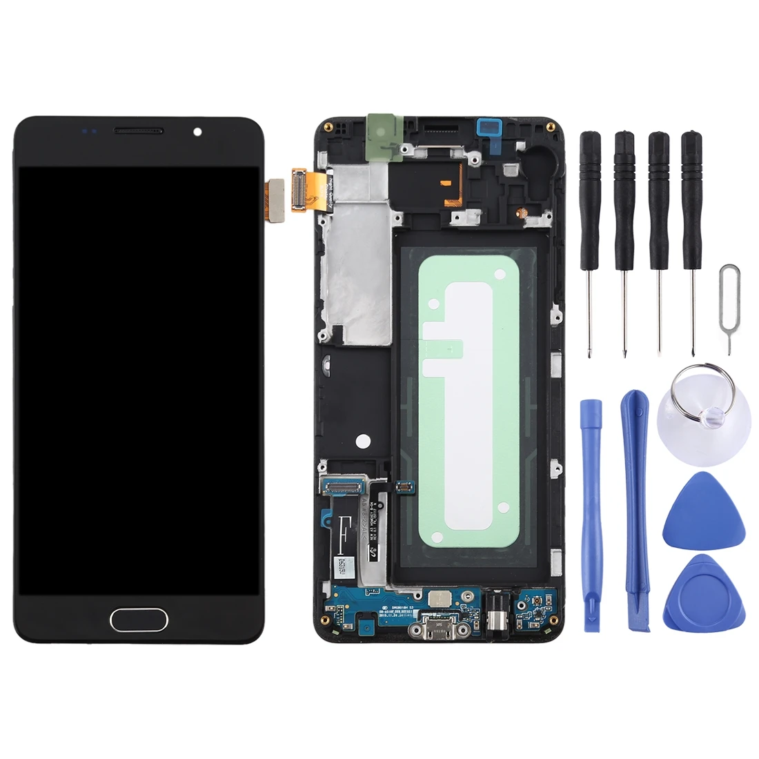 Schermo LCD TFT per Galaxy A5 (2016) / A510F Digitizer assemblaggio completo con cornice