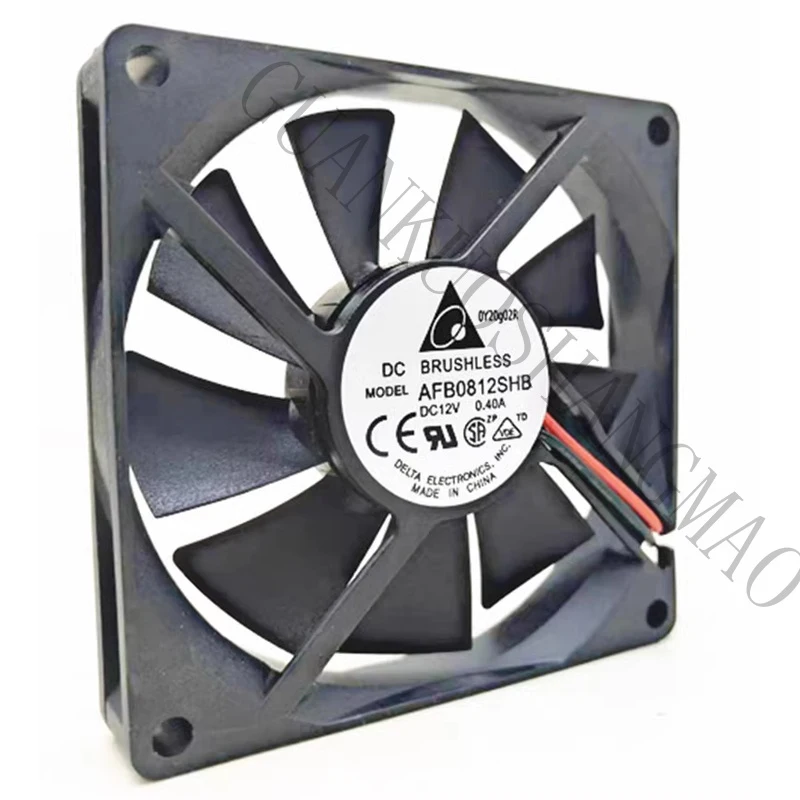 

HJY 1 PCS Delta Fan AFB0812SHB 8CM 8015 DC12V 0.4A 2-wire cooling fan