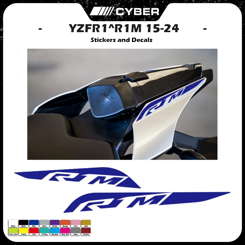 Achter Shell Kuip Decal Stickers 2015 2016 2017 2018 2019 2020 2021 2022 2023 2024 Nieuw Voor Yamaha YZF R1M YZF1000 R1M R1