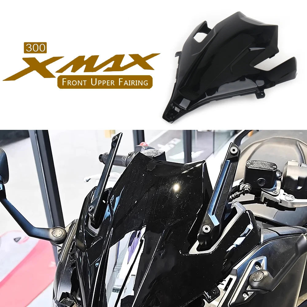 

Motorcycle New Glossy Black Front Upper Fairing Nose Cover Cowl Panel For Yamaha T-Max 560 T-MAX560 T-MAX 560 TMAX560 2023 2024