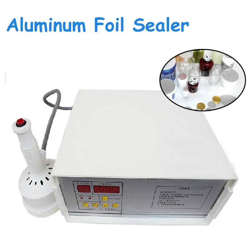 Aluminum Foil Sealing Machine Handheld Elecomagnetic Continuous Induction Sealer for 20-100mm Bottle Packaging Machine GLF-500