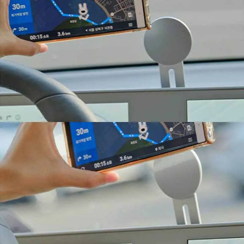 For Hyundai IONIQ 5 2022 2023 2024 Fixed mobile phone holder for car display screen Auto interior modification