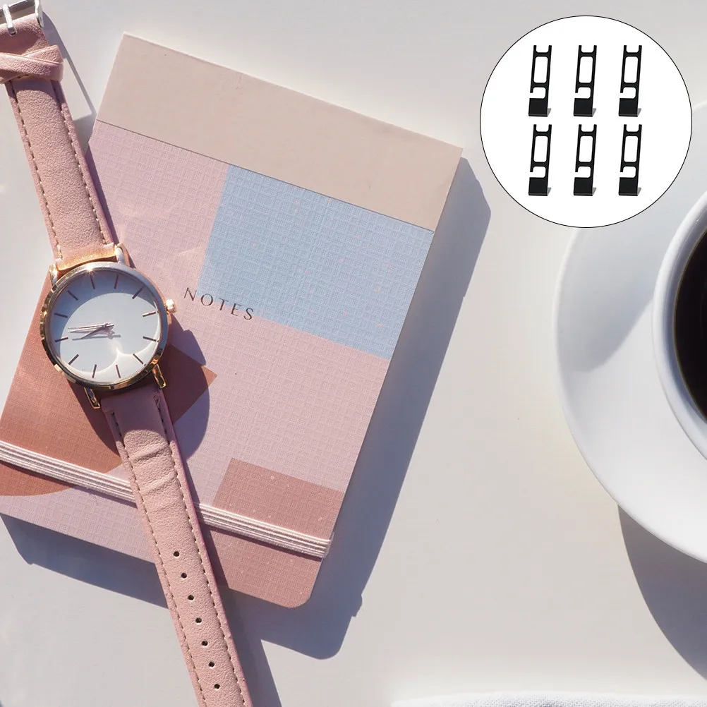 

6Pcs Watch Display Stands Elegant Plastic Watch Holder Stands for Personal Use Gift Presentation Display Racks for Watches