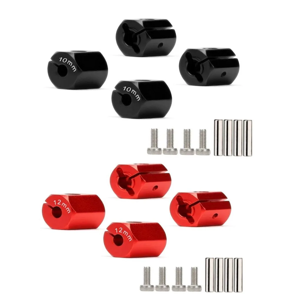 

Climbing Car Hexagonal Joint Thickness 10mm/12mm for 1/10 RC Crawler Car AXIAL SCX10 Traxxas TRX4 Defender Yikong Rgt Wrangler