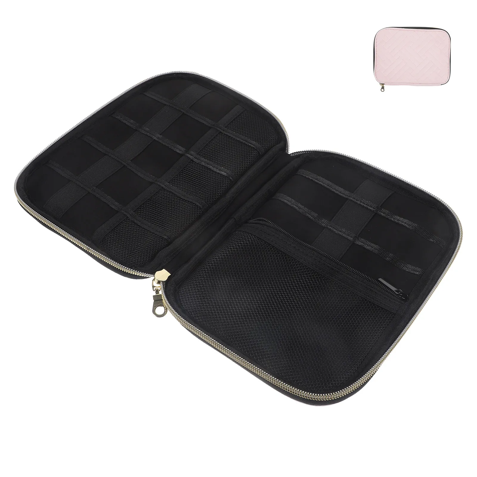 1Pcs Multi Use Watch Storage Case Sturdy Scratch Proof Strap Accessory Storage Bag Portable for Watches Bands Earbuds Chargers