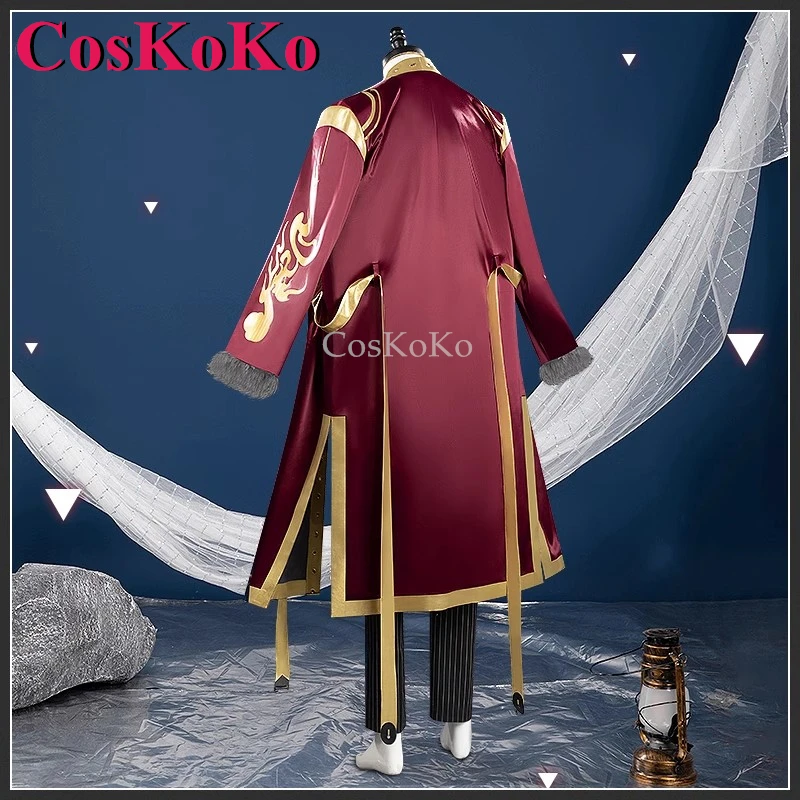 【Customized】CosKoKo Demetri Certaldo Cosplay Game Arknights Costume Fashion Uniforms Unisex Halloween Party Role Play Clothing