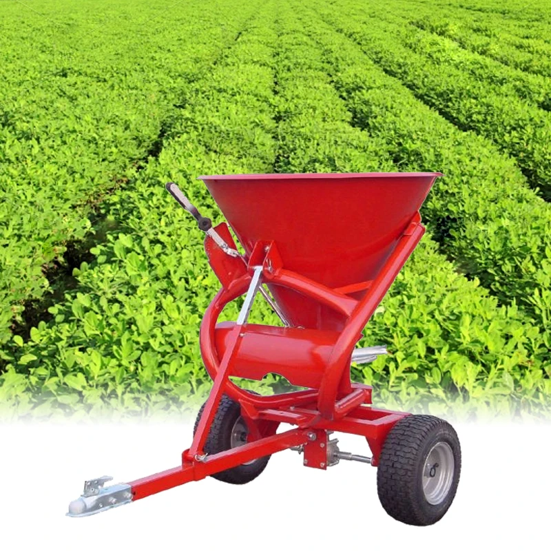 ATV attachment spreader walk behind fertilizer spreader