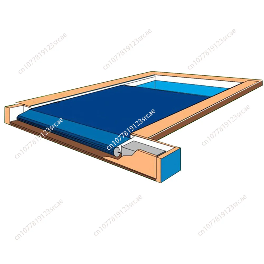 Electric swimming pool cover, thermal insulation and dust cover, roller shutter, outdoor constant temperature household