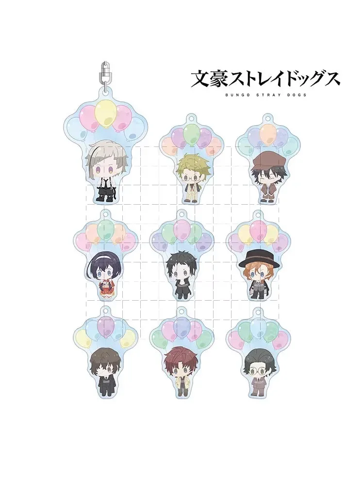 Game Izumi Kyouka Osamu Atsushi Chuya Acrylic Stand Figure Doll Anime Keychain Keyring for Gift