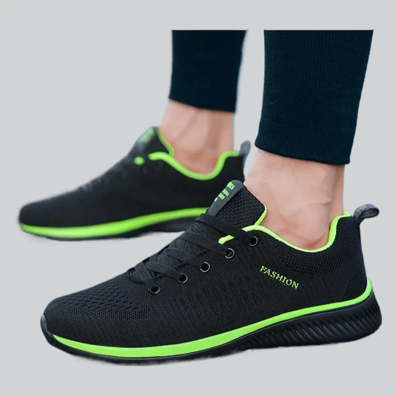 

Mens Sneakers Breathable Mesh Casual Men Summer Sport Shoes For Running Plus Size 39-47 Walking Footwear Light