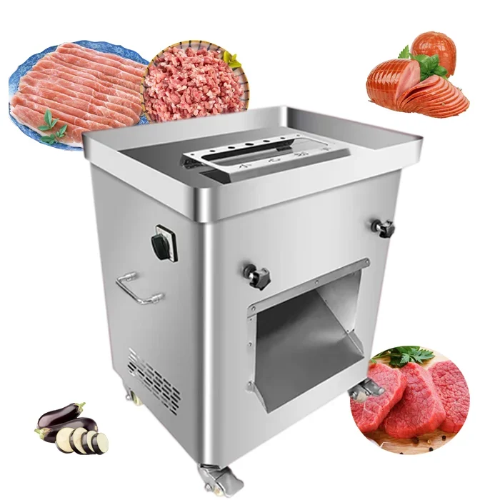 whole sale frozen beef cutter machine automatic chicken cutting machine dicing fish meat slicer mutton meat cube cutter machine