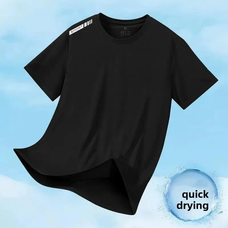 

Men's T-Shirt 3D Solid Color Short Sleeve Top Fashion Sport Quick Dry Breathable Unisex Tee Summer Casual Crew Neck Pullover Top