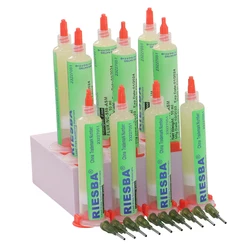 10pcs RIESBA 559 10cc solder paste flux NC-559-ASM oil cylinder BGA welding flute flux for soldering nc 559 soldering flux