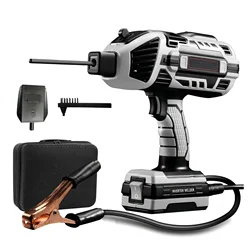 4600W Electric Welding Machine Handheld 220V 20-120A ARC Welder Kit Hand Held IGBT Inverter with Welding Tool Set and Toolbox