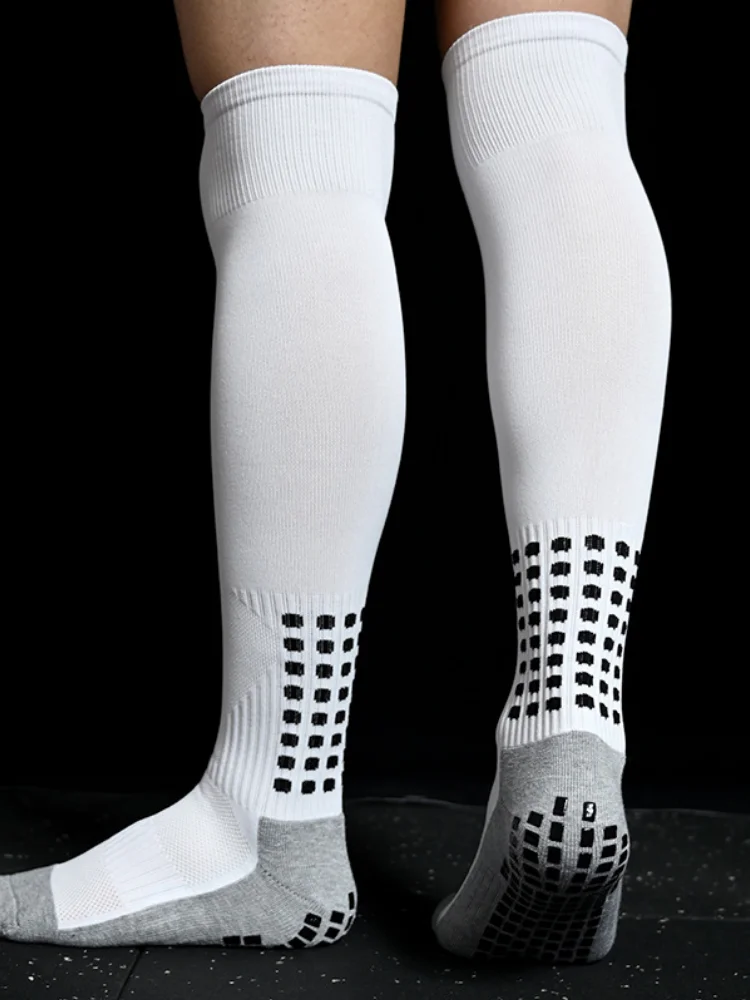 AliExpress NONE Sports Training Long Football Socks Men's Non-Slip Soccer Socks Breathable Knee High Towel Bottom Stockings For Cycling Hiking