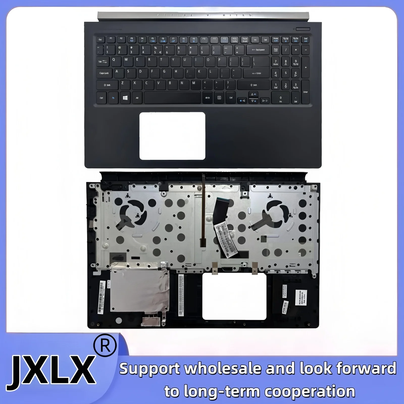 jxlx®-new-for-acer-vn7-571-vn7-591g-ms2391-laptop-case-handrest-cover-with-keyboard-black-60mqln1009