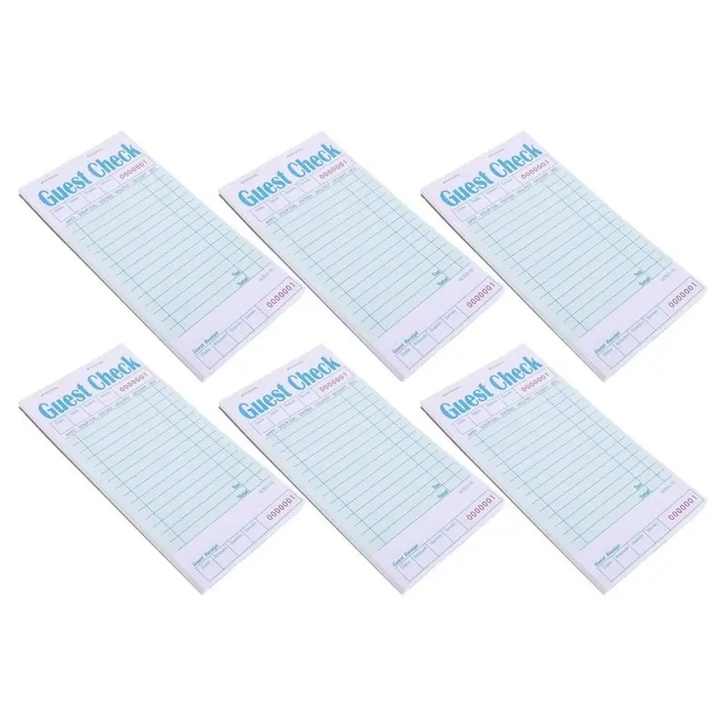 B03B-Essential Restaurant Equipment, 6Pcs Order Pad,A For Server Notepad Designed For Portability
