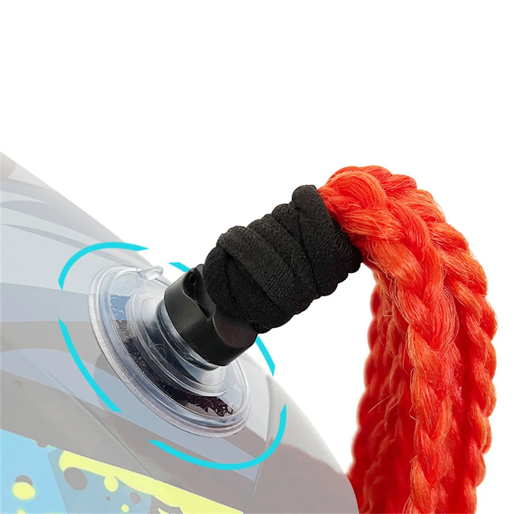 Helmet Braid Pigtails Ponytail Women Motorcycle Helmet Decoration Braid Ponytail Motorbike Pigtails Braids Ponytail With Sucker