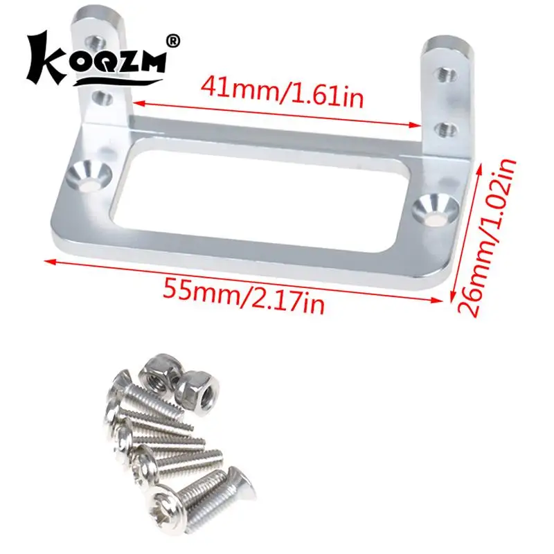 1 Set S3003 MG995 Standard Servo Mount Stand Holder Bracket For RC Boat Silver